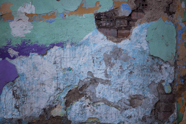 istock old stone walls of poured paint background 1095612716