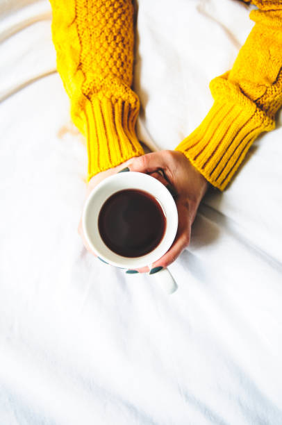 istock Woman holding cup of tea 1095621074