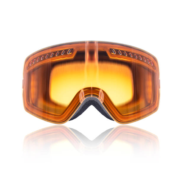 istock Ski or snowboard mask closeup isolated on white background 1095621464