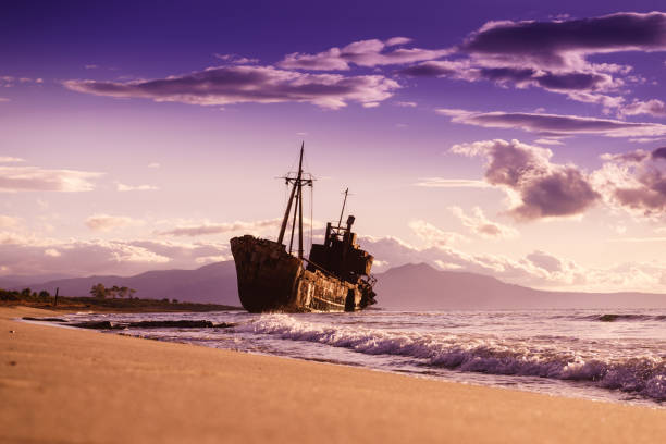 istock The famous shipwreck near Gythio Greece 1095629992
