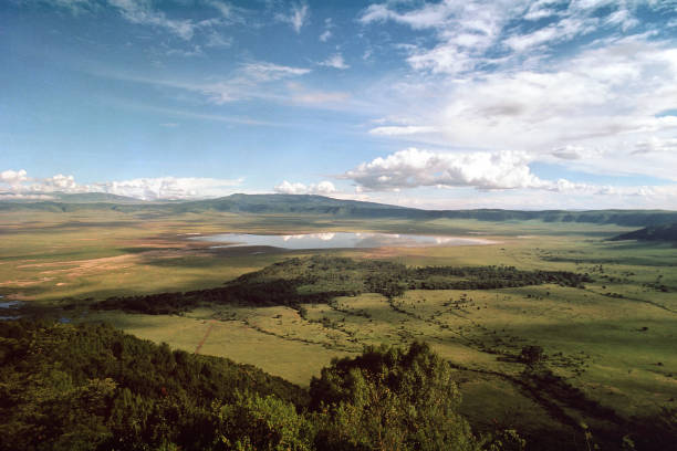 Ngorongoro Crater, Tanzania stock photo