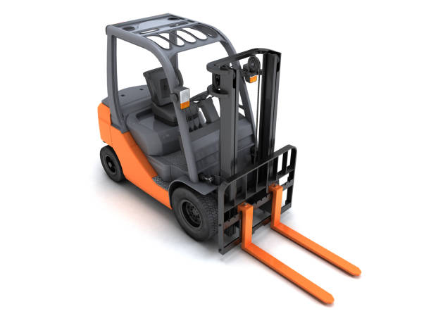 Worker on the Forklift