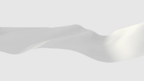 istock white fabrics floating in the air 1095654786