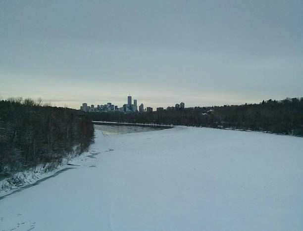 istock North Saskatchewan River on frosty winter day 1095659570