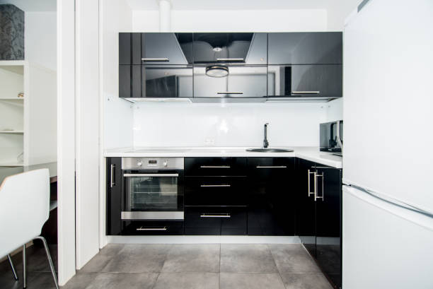 istock Photo of the light kitchen room 1095674790