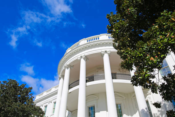 White House Washington DC USA Side View