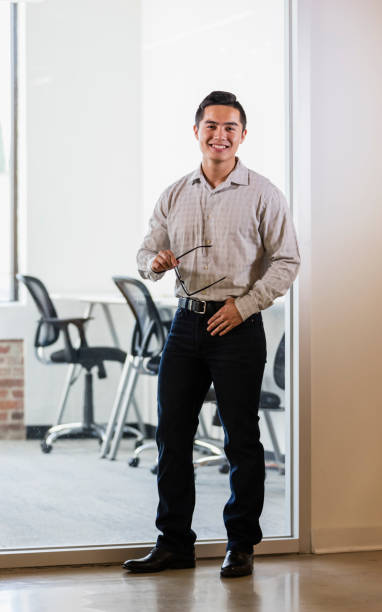 istock Young Vietnamese businessman in office 1095687772