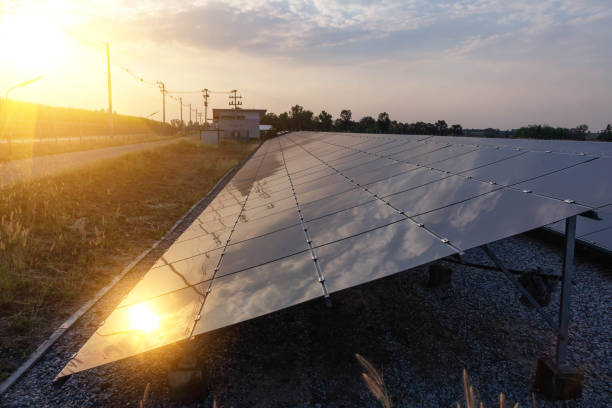 istock Solar panel, alternative electricity source - concept of sustainable resources, And this is the solar panel mono type 1095712810