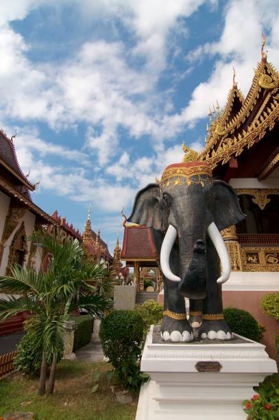 istock Front view of Wat Saen Muang Ma Luang 1095718190