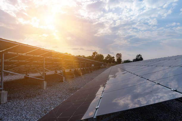 istock Solar panel, alternative electricity source - concept of sustainable resources, And this is the solar panel mono type 1095733698