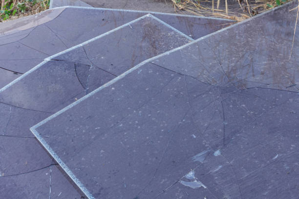 istock Solar panel, alternative electricity source - concept of sustainable resources, And this is damage of the solar panel mono type 1095733856
