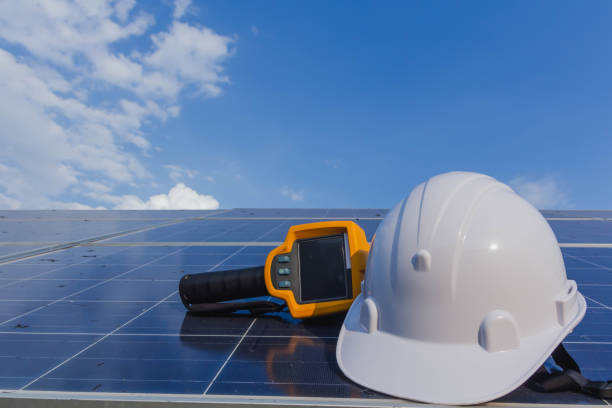 istock PPE and Equipment for maintenance solar systems 1095734098