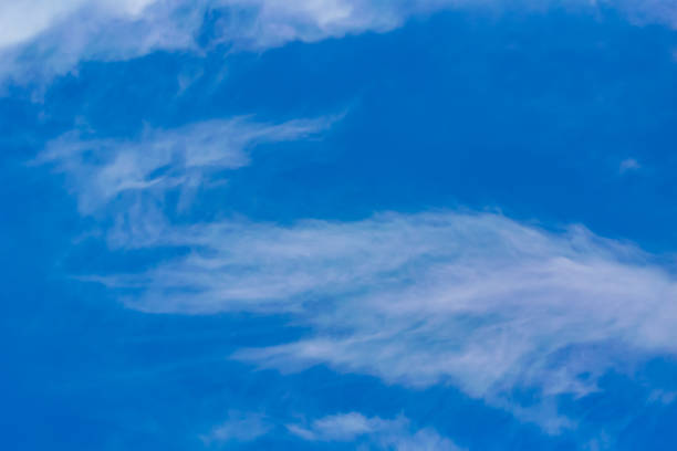 istock Air clouds in the blue sky. 1095764390
