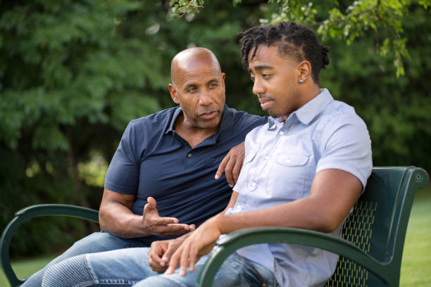 istock African American father and his son. 1095773016