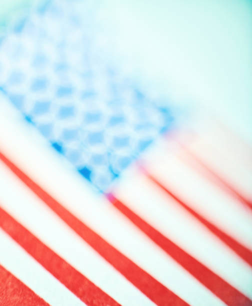Abstract background of an American flag