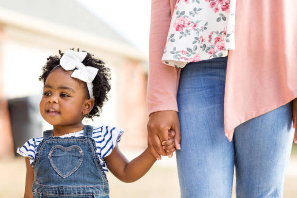 istock African American mother and her daughter. 1095773782