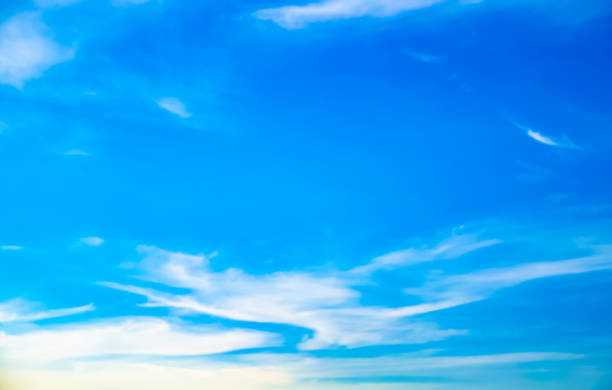 istock Air clouds in the blue sky. 1095779774