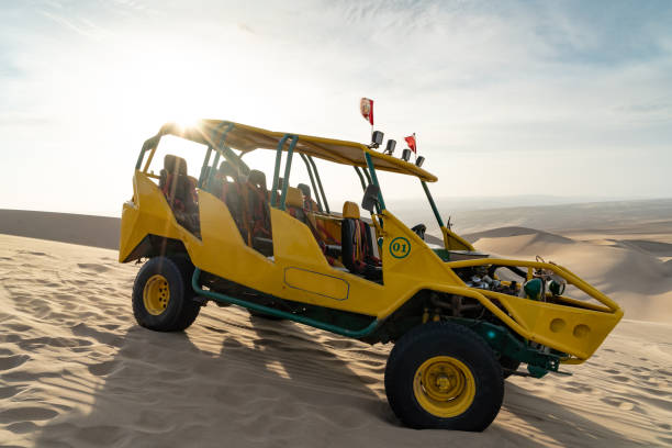 istock Beach buggy on sand dunes in Huacachina, Peru 1095784496