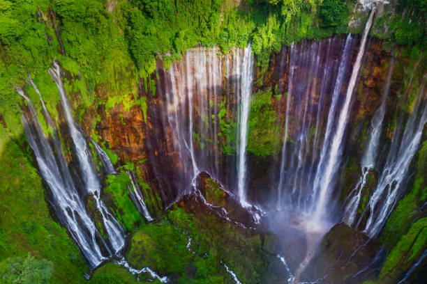 istock Beautiful Tumpak Sewu waterfall in rainforest 1095789548