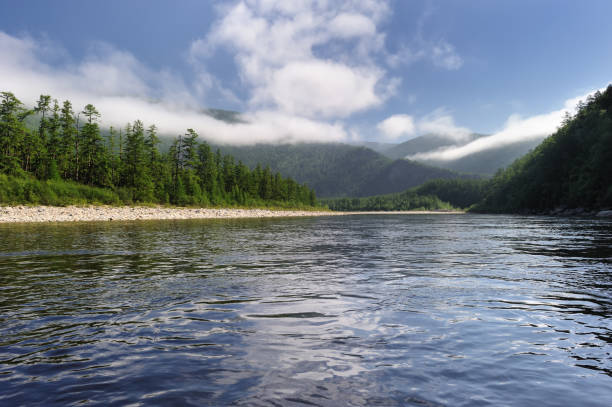 istock Maya river tributary of the Uda river. 1095794468
