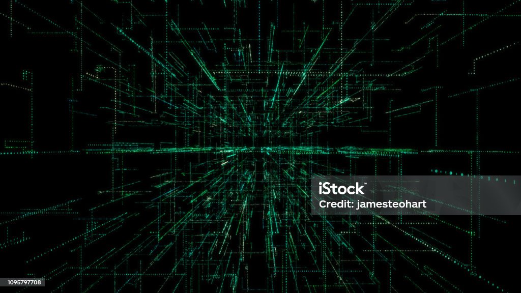 3d Smart Digital Binary Code Stock Photo - Download Image Now ...