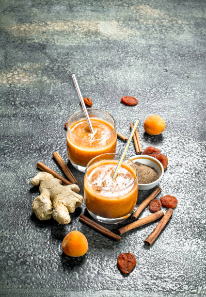 istock Smoothies with dried fruits, ginger and cinnamon. 1095800014