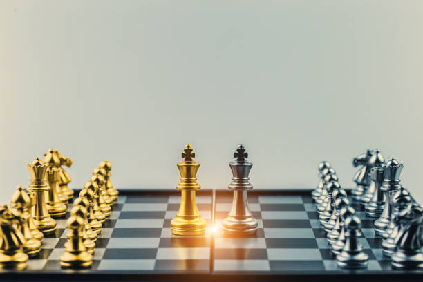 istock Chess board game Strategy,Planning and Decision concept,business solutions for success. 1095800138