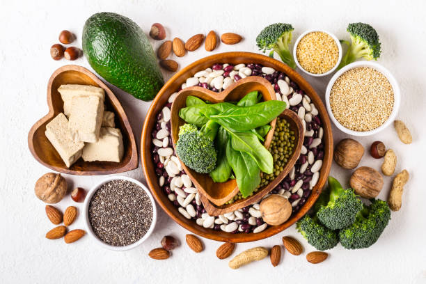 istock Selection of vegetable protein Sources and Superfoods 1095808132