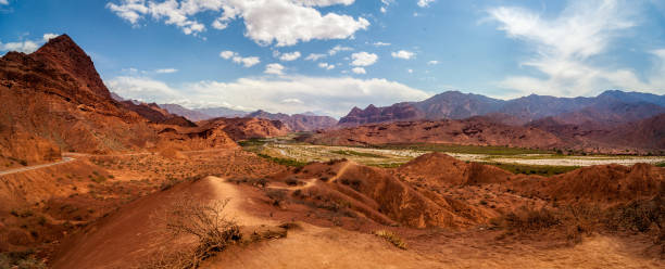 istock Quebrada Valley and Rio las Conchas in Cafayate, Salta, Argentina 1095862806