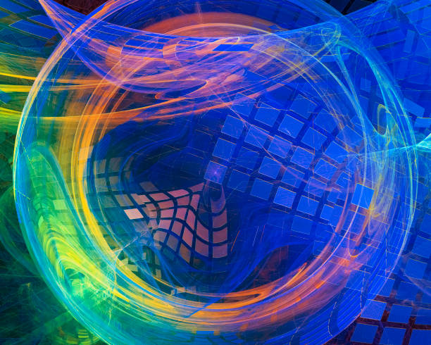 istock abstract digital fractal, fantasy design, party 1095864980