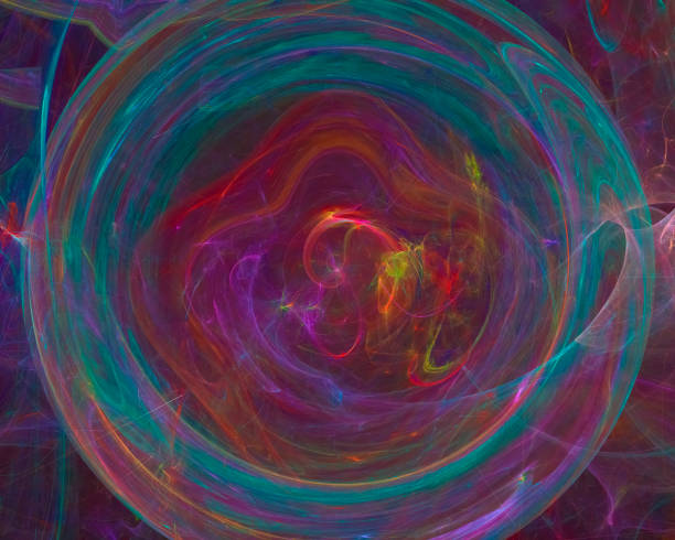 istock abstract digital fractal, fantasy design, party 1095865092