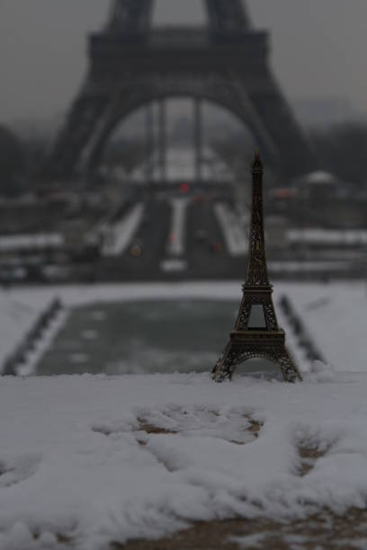 istock Eiffel tower at black and white September 30, 2018 in Paris. Night in Paris with Eiffel tower, most visited monument of France with 200.000.000 visit 1095869194