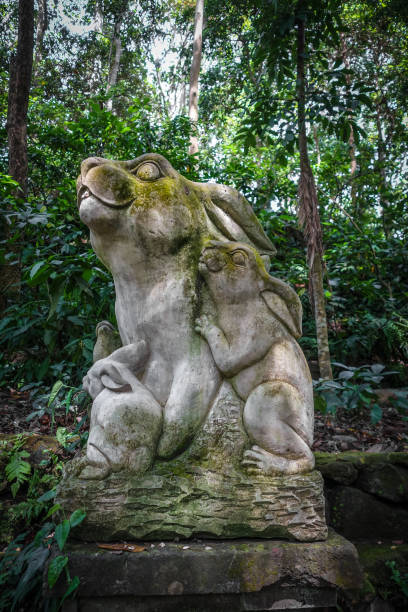 istock Rabbit statue in the Monkey Forest, Ubud, Bali, Indonesia 1095870730