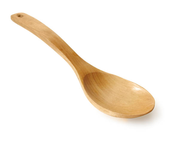 istock Wooden spoon isolated on white background 1095878022