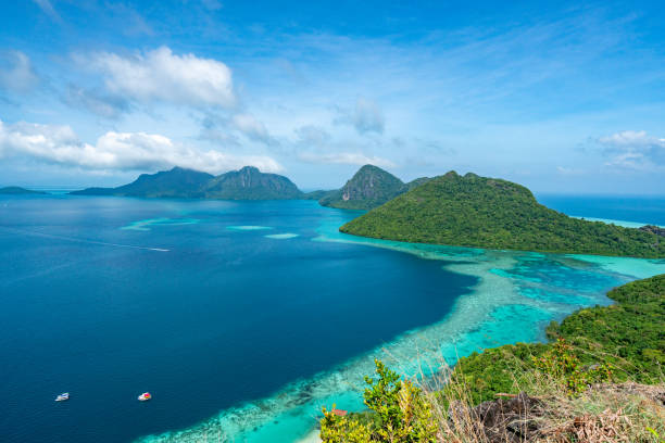 beautiful islands in Sabah，Malaysia