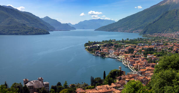 istock Menaggio city Como lake and mountains 1095889572