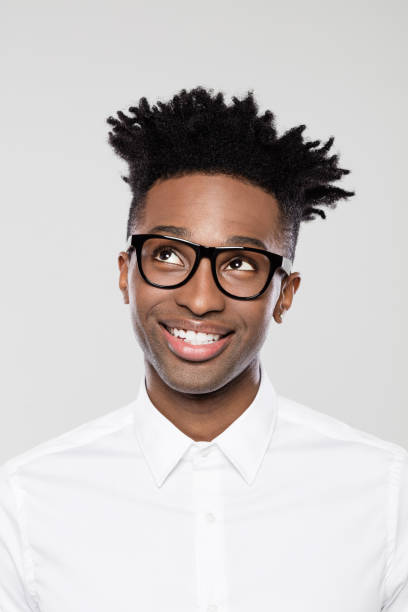 istock Man looking away with a smile on face 1095893398
