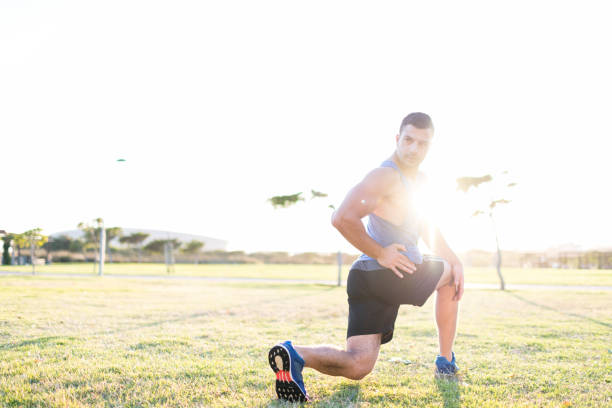 istock Bodyweight trainer stretching before working out 1095895746