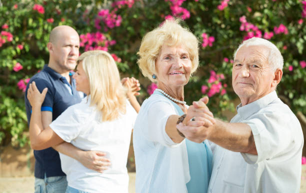 istock Mature friends dancing walts 1095905392