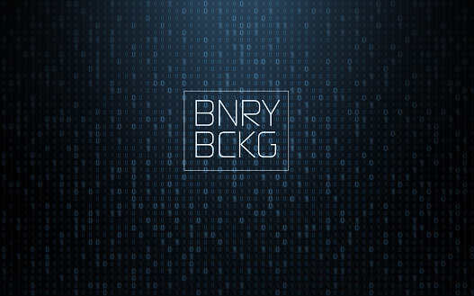 Binary Background - layered illustration, global colors used.
Combination of 0 an 1 numbers