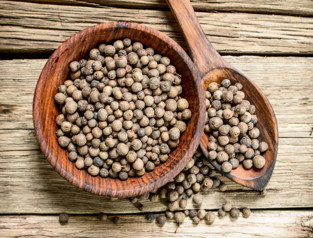 istock Black pepper in the bowl. 1095916376