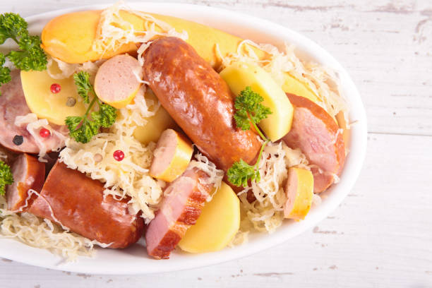 istock cabbage with potato and sausage 1095925470