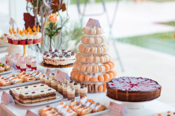 istock Delicious candy bar in special decoration. 1095926116