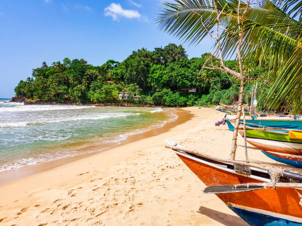 Talalla Beach, Southern Sri Lanka stock photo