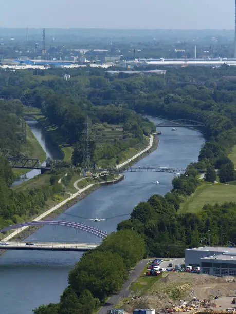 Rhein-Herne-Kanal (channel) from above