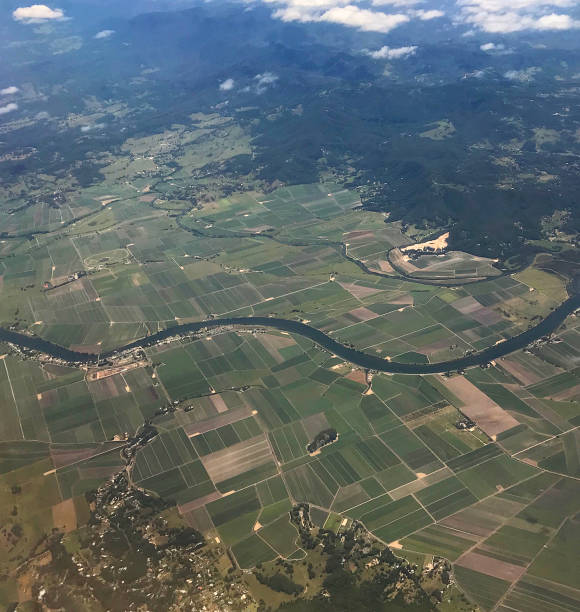 istock Patchwork Farms in the Countryside Aerial View 1095944328
