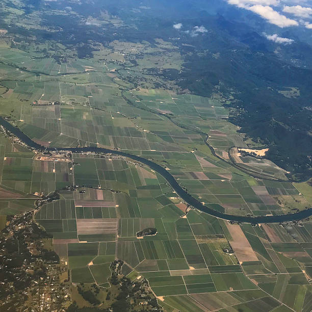 istock Patchwork Farms in the Countryside Aerial View 1095957958