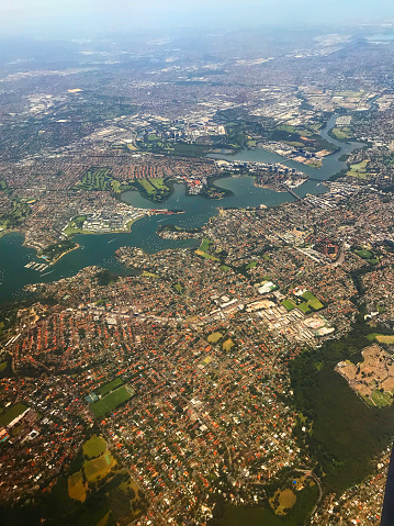 Aerial View Over Sydney Australia