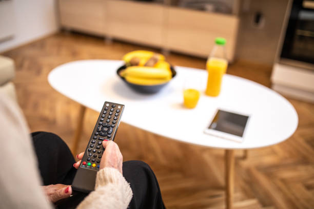 Changing channels on TV