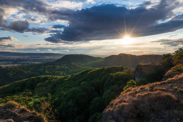 istock Sandstone rock formation Hohenstein in Germany 1095974080